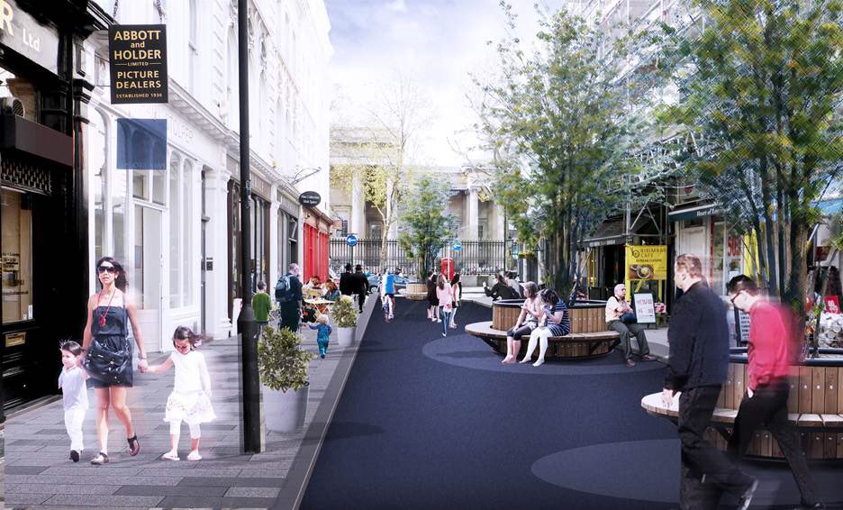 RossLydall's tweet photo. Here’s a pic of what Great Russell St could look like (with British Museum in background) https://t.co/aq3SFO96tn