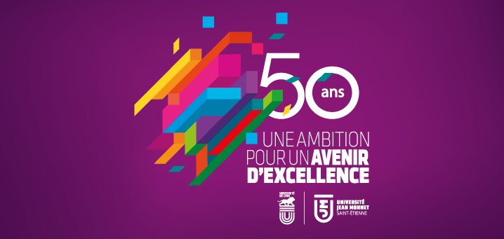 #50ansUJM 🎉 | En 2019, l’Université Jean Monnet célèbre 50 ans d’excellence ! Programme complet : 50ans.univ-st-etienne.fr  #UniversitéUnique #TerritoireUnique #SaintEtienne