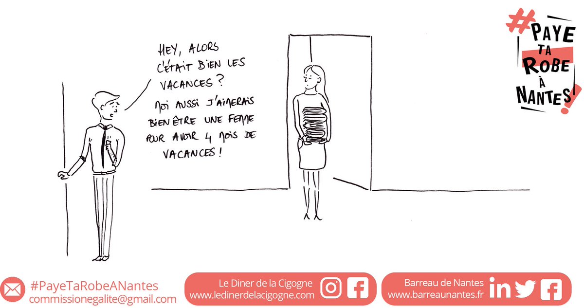 MarionCornu44's tweet photo. Dernier rappel pour le vernissage de l’expo #PayeTaRobeANantes organisée par la commission égalité du @barreaunantes ce vendredi 8 mars de 12H à 14H à la Maison de l’avocat. Expo ouverte à toutes et tous! 🤗
@dinercigogne @VddPauline @vernaylaur @LesFameuses #DéfiEgalité https://t.co/0QlMOPqGt4