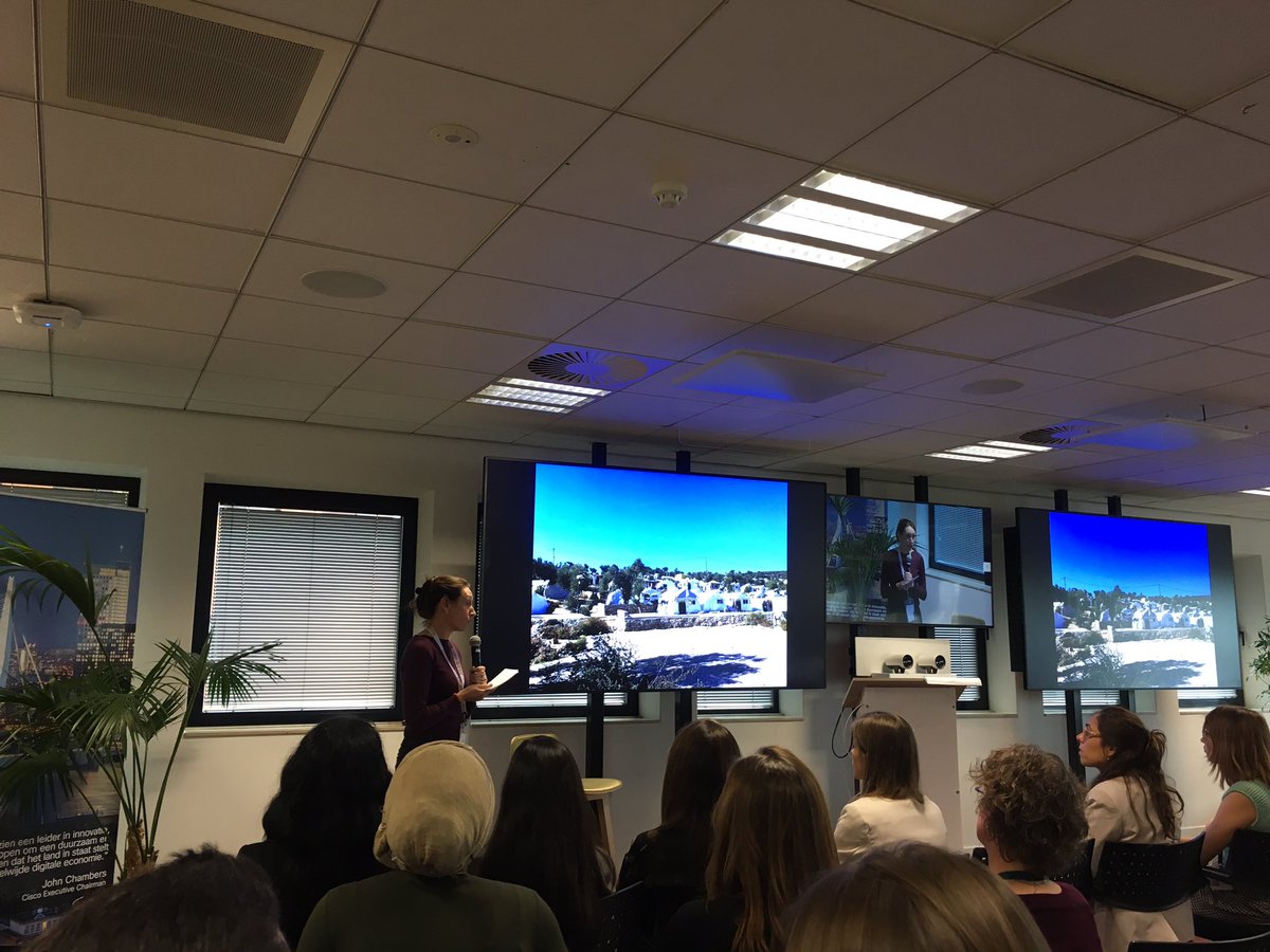 Movement on the Ground, Nina Schmitz explaining human waste...making the impact #WeAreCisco #WOI2019 #MovementOnTheGround