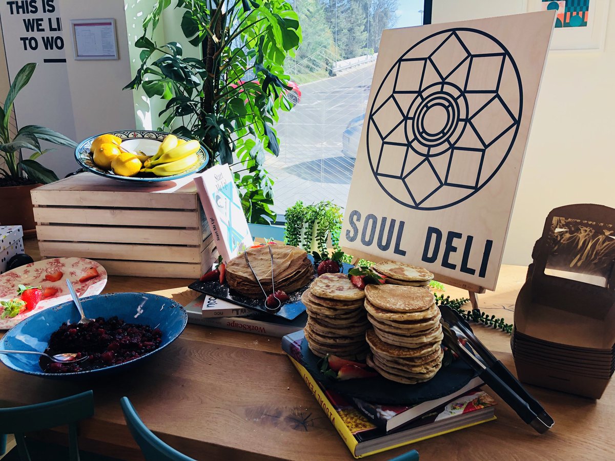 PorterBuilding's tweet photo. Pancakes day ! Hope everyone is enjoying it.. same as we are @spacesworks @PorterBuilding yummy #PanCakeDay2019 https://t.co/BAlDJt4nBo