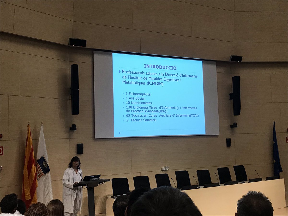 carlaacabre's tweet photo. @Anna78720627 explica les línees de recerca en marxa de la direcció infermera #ICMDM @hospitalclinic  #jornadarecerca https://t.co/Hoy3bsN0Wx