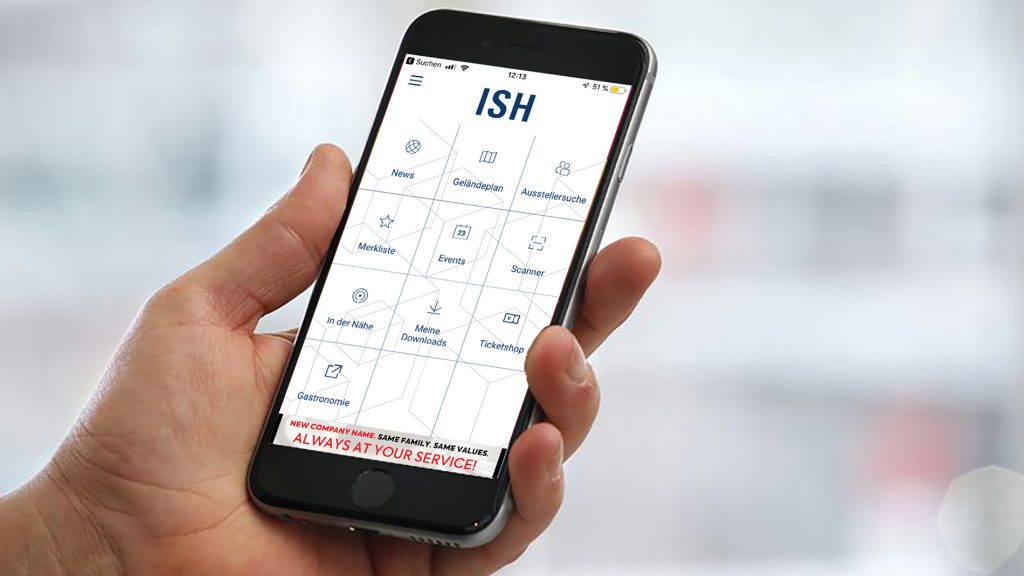 MF_Digital's tweet photo. Perfekte Veranstaltungsplanung für ISH-Messe
Die #ISH beginnt in Kürze am 11.03.2019. Ihr Navigations-Tool zur Planung von Tour, Meetings und Events: Die kostenlose #NavigatorApp der Messe Frankfurt.
iOS: https://t.co/3KWoUGjWHr
Android: https://t.co/R9xOURNnka
#ISH
#ISH2019 https://t.co/BsRFz1vSiY