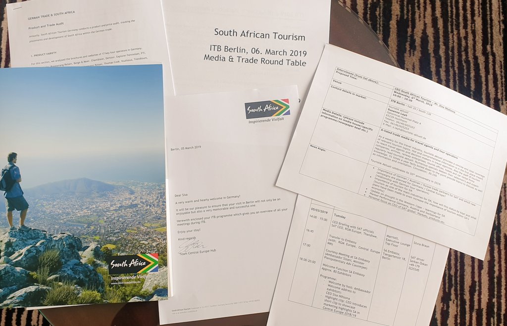 sisantshona's tweet photo. #ThumaMina Germany is our 2nd largest overseas source market - time to sell #WeDoTourism #ITBBerlin https://t.co/QVhQEaPqZR