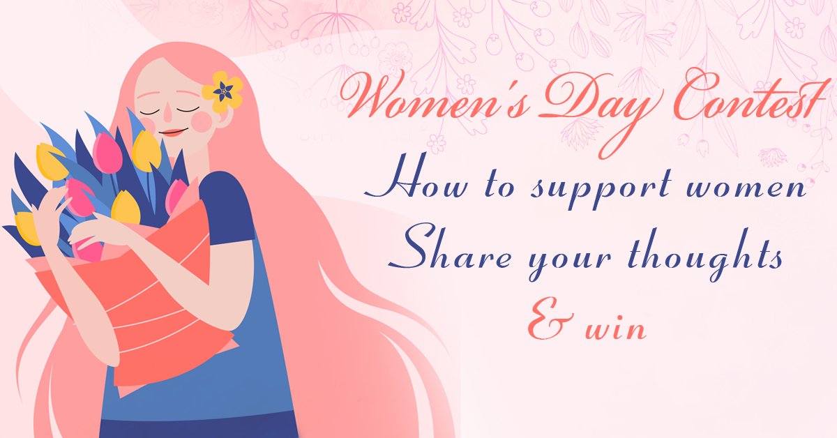 GiftJaipur's tweet photo. Now time to participate in women's day contest,  share your thoughts with us towards women and win the contest.
#womensdaygifts #giftforher #contest
Click Here for More: https://t.co/ID0eBhasZP https://t.co/sSszaF4RP4