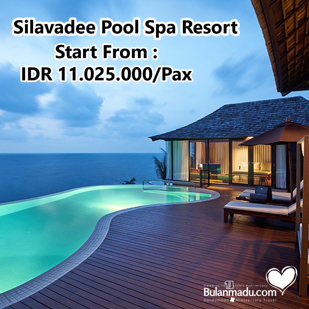 3D2N Honeymoon Package at Silavadee,
Start From idr 11.025.000/Pax
#thailand
#honeymoon