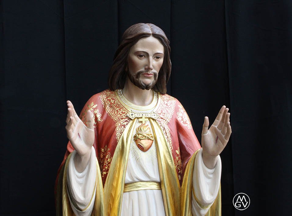 GMussner's tweet photo. Christ the King statue, richly decorated and gilded
Christkönigstatue, mit Echtgold reich verziehrt
https://t.co/jms89Fv0wO
#christtheking #Christkönig #Catholic #statuary #handmade #Bildhauer #Mussner #handgeschnitzt #christthekingparish #arssacra #Statuen #sculpture #artstudio https://t.co/DJiYH3poZ8