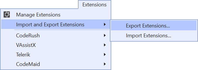 The new VS2019 extension menus sound terrible because it really means: no more top level menu for VS extensions. If you want back top-level extension menus you can vote and comment here developercommunity.visualstudio.com/idea/435711/ge…