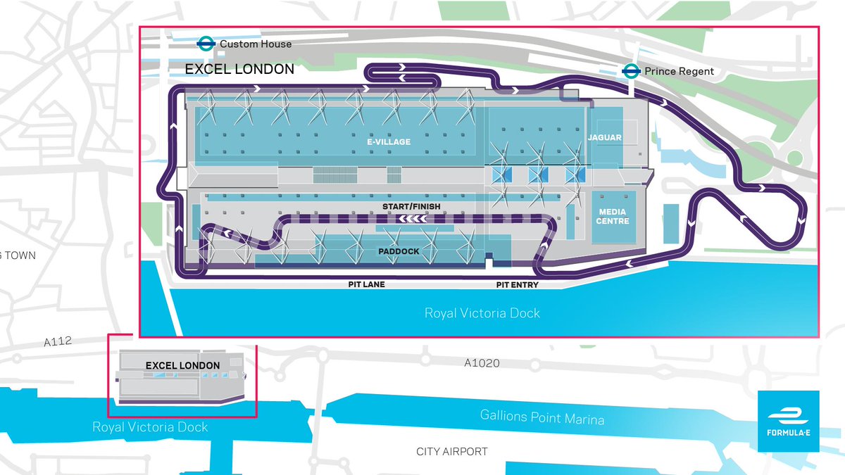 Check out the indoor-outdoor track at @ExCeLLondon 👀 - what do you think? #LondonEPrix 

More information here >> FIAFormulaE.com/LondonEPrix