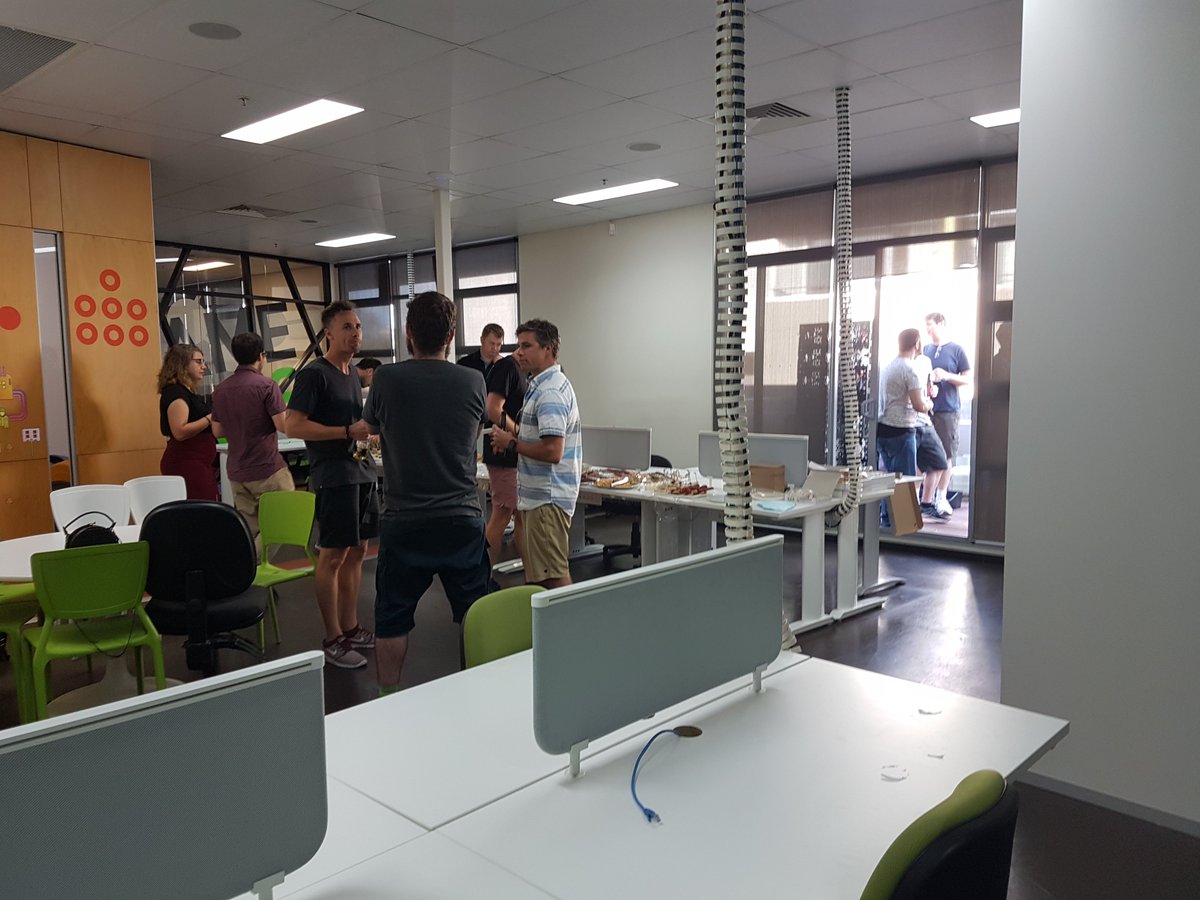 Laura_SCG's tweet photo. Great night at @workatgameplus Sydney, meeting some great game developers @smgstudio @BigfootDS #gamedev #sydney https://t.co/inA9Qd9Cy6