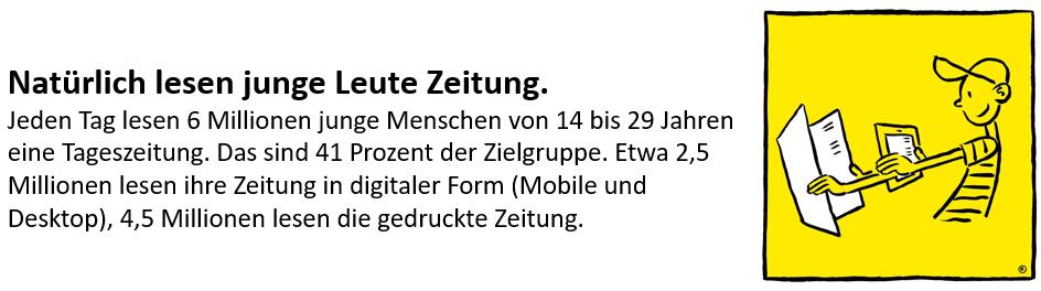 MarkusRuppe's tweet photo. Über 40 Prozent der jungen Leute lesen täglich #Zeitung. Die eigene Filterblase ist ihnen nicht genug. Sie suchen professionelle Orientierung. https://t.co/jjp8yVjXfZ