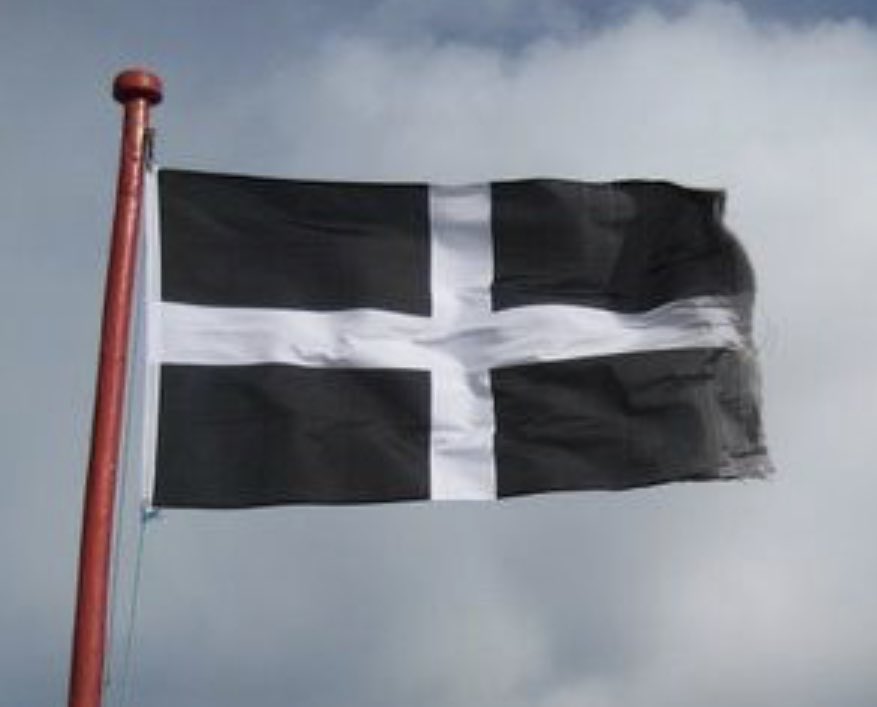 It maybe shrove Tuesday everywhere else but here in cornwall it’s St Pirans Day! Gool Peran Lowen My ansums x #cornwall #StPiransDay #pasty #cornish #notshrovetuesday #nopancakeswehavepasties #flag #tradition