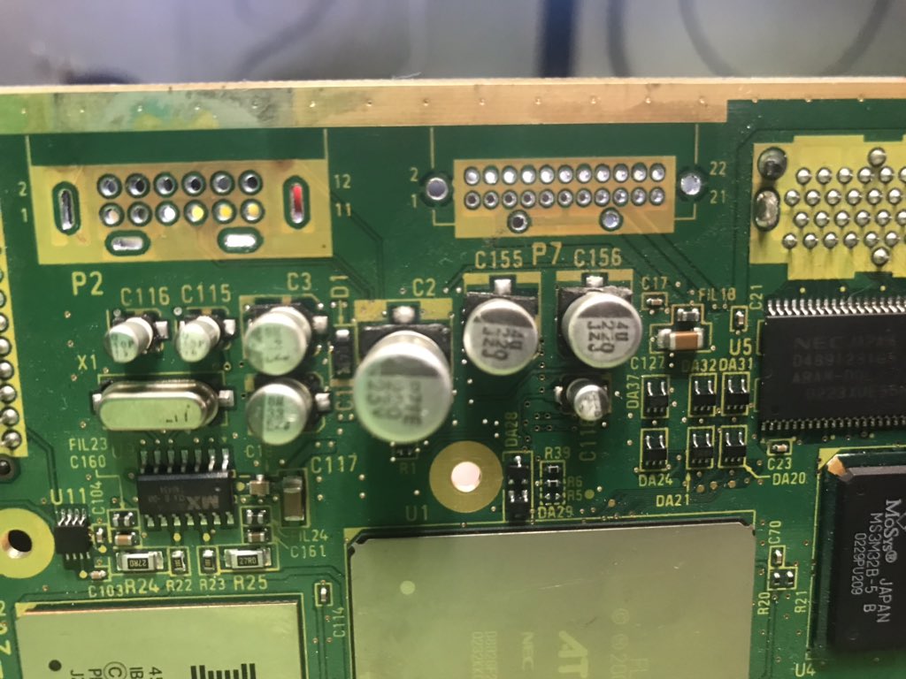 SparkysTech's tweet photo. Well it’s been while since I posted any repair stuff, this is the #dol001 game cube I tryed modding last year on Thanksgiving for hdmi, thanks to a corroded digital AV out connector, it got botched, https://t.co/5bnkjt6bAm