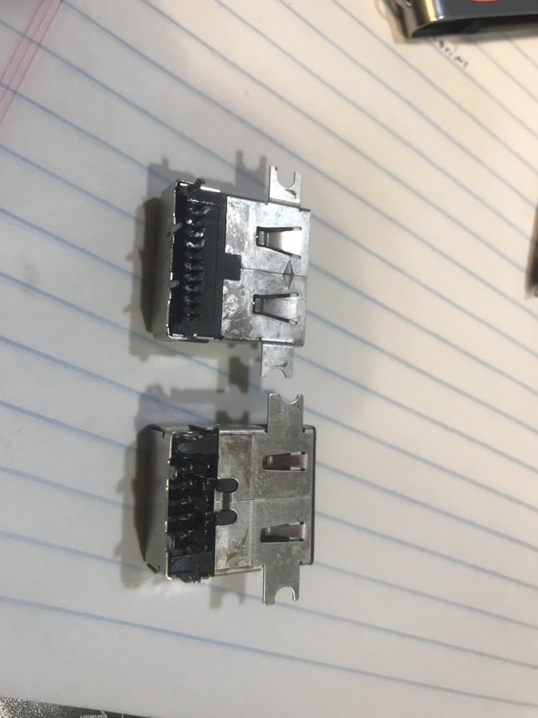 SparkysTech's tweet photo. Well it’s been while since I posted any repair stuff, this is the #dol001 game cube I tryed modding last year on Thanksgiving for hdmi, thanks to a corroded digital AV out connector, it got botched, https://t.co/5bnkjt6bAm
