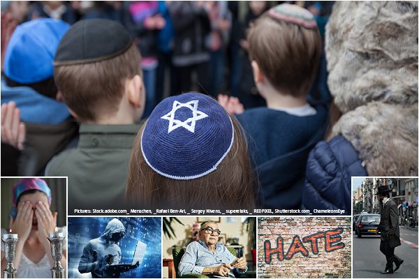 Jewish people faced with antisemitism