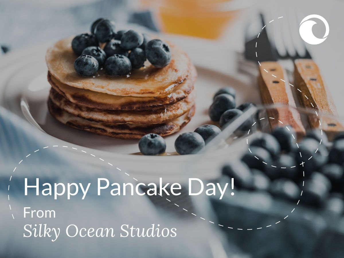 It's Pancake Day! What are your favourite recipes you've found online? #pancakeday #shrovetuesday #recipes #online #blueberries #silkyoceanstudios