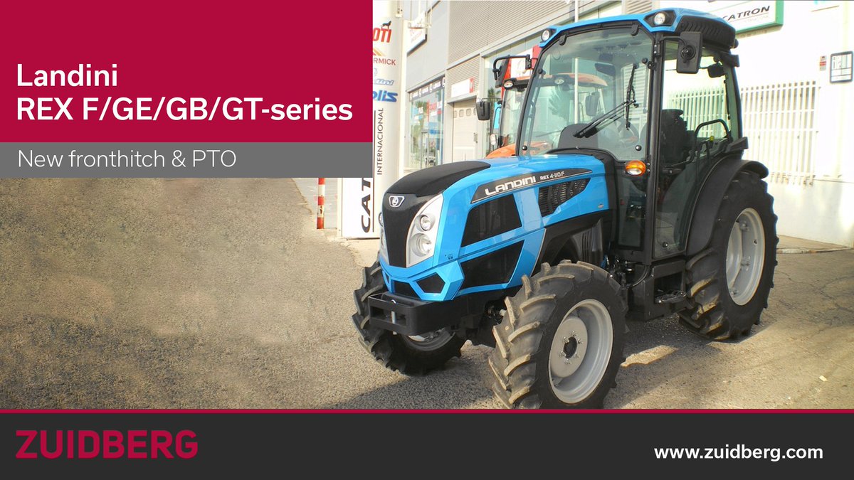 We recently introduced our frontline and PTO options for the Landini REX F/GE/GB/GT -series. Check out our website for further details! zuidberg.com/en-uk/product-…
