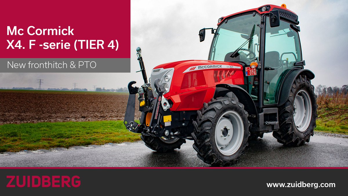 We recently introduced our frontline and PTO options for the Mc Cormick X4. F -series. Check out our website for further details! 🚜zuidberg.com/en-uk/product-…