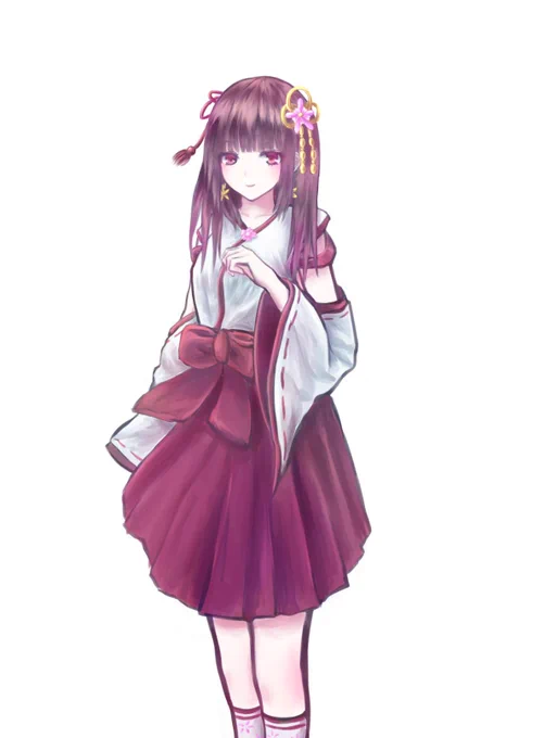 #巫女の日結構描いてるなこれからも描く 