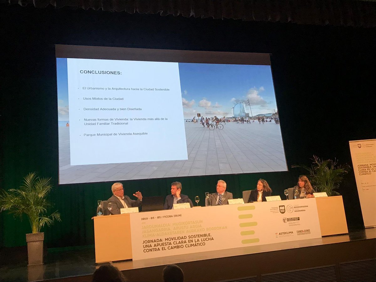 En #changethechange19 recordaba que para conseguir que un 60% se mueva a pie, hace falta un urbanismo muy ‘pensado’. Hay que recuperar la densidad urbana adecuada.