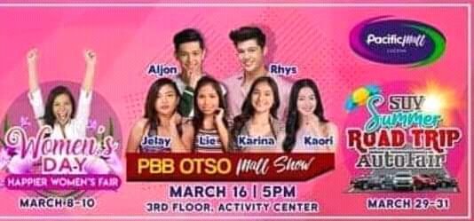 CastinoDanny's tweet photo. Another Mall show of Bb lie:
Where:Pacific mall Lucena quezon province
When:March 16 2019
Sayang wala si seth..Nagpapagaling pa kasi siya kaya si rhys na lang...ok lang yan bawi sa susunod
#RespectAngelie 
@itsmeangelieofc 
@imsethfedelin https://t.co/M69jcbeRlH