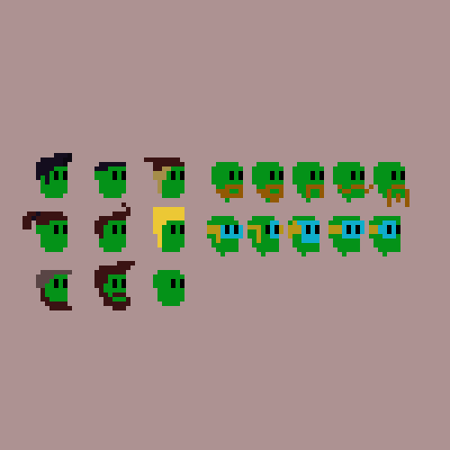 Bone_Idle_Games's tweet photo. The leftover and reject #accessories and #hairstyle to the #mecha pilots.
#pixelart #characters #characterdesigner #characterdesign #productionart #characterconcept #conceptart https://t.co/mzpISMH8Mq