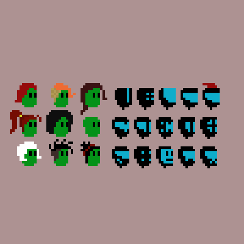 Bone_Idle_Games's tweet photo. The leftover and reject #accessories and #hairstyle to the #mecha pilots.
#pixelart #characters #characterdesigner #characterdesign #productionart #characterconcept #conceptart https://t.co/mzpISMH8Mq