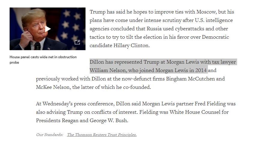 114) In turn, Trump’s two long-term tax-attorneys since 2005 would take partnerships at Morgan Lewis in 2015… https://www.accountingtoday.com/articles/irs-chief-counsel-nominee-briefly-advised-trump-organization-on-taxes https://www.morganlewis.com/news/morgan-lewis-enhances-washington-tax-controversy-and-litigation-team-with-new-partners