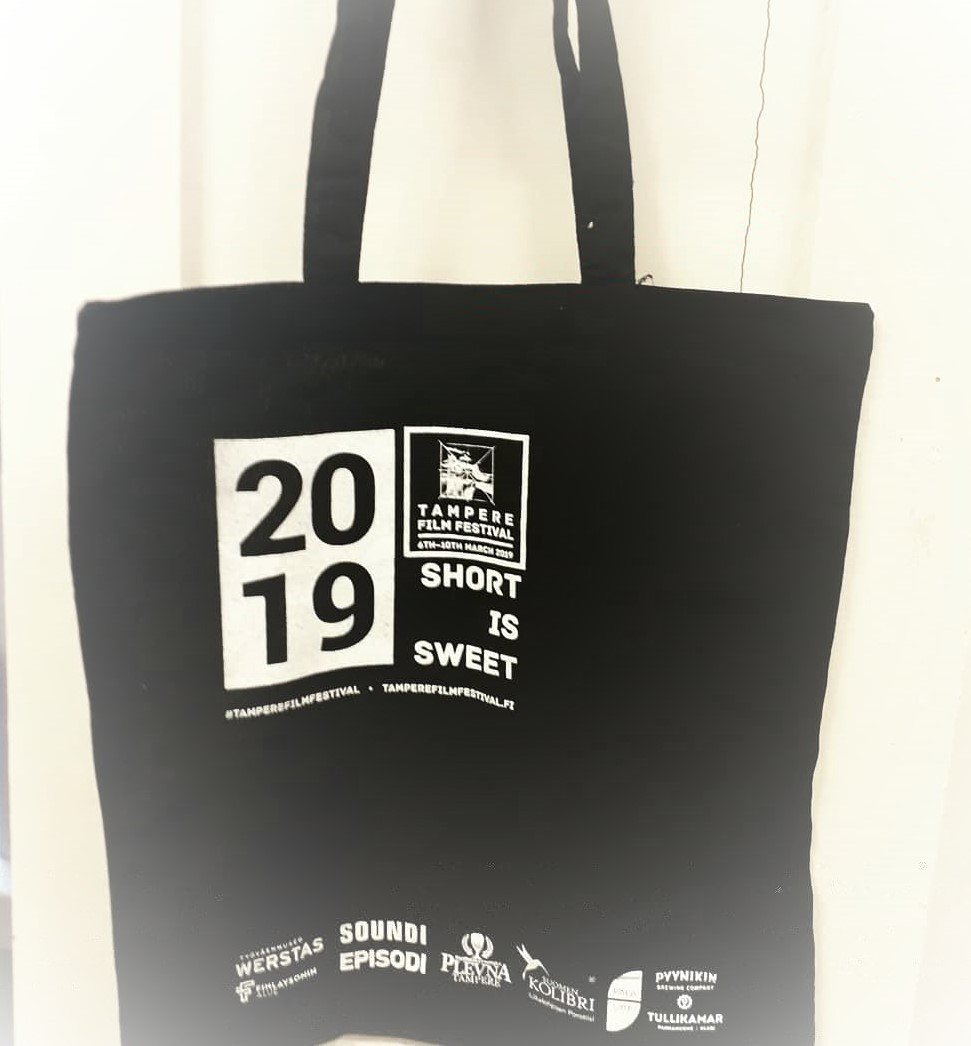 TampereFilmFest's tweet photo. Festival bags are here! You can get yours from the ticket sales of the festival. 
#tamperefilmfestival #merchandise #shortissweet https://t.co/mk8O4mQlY8