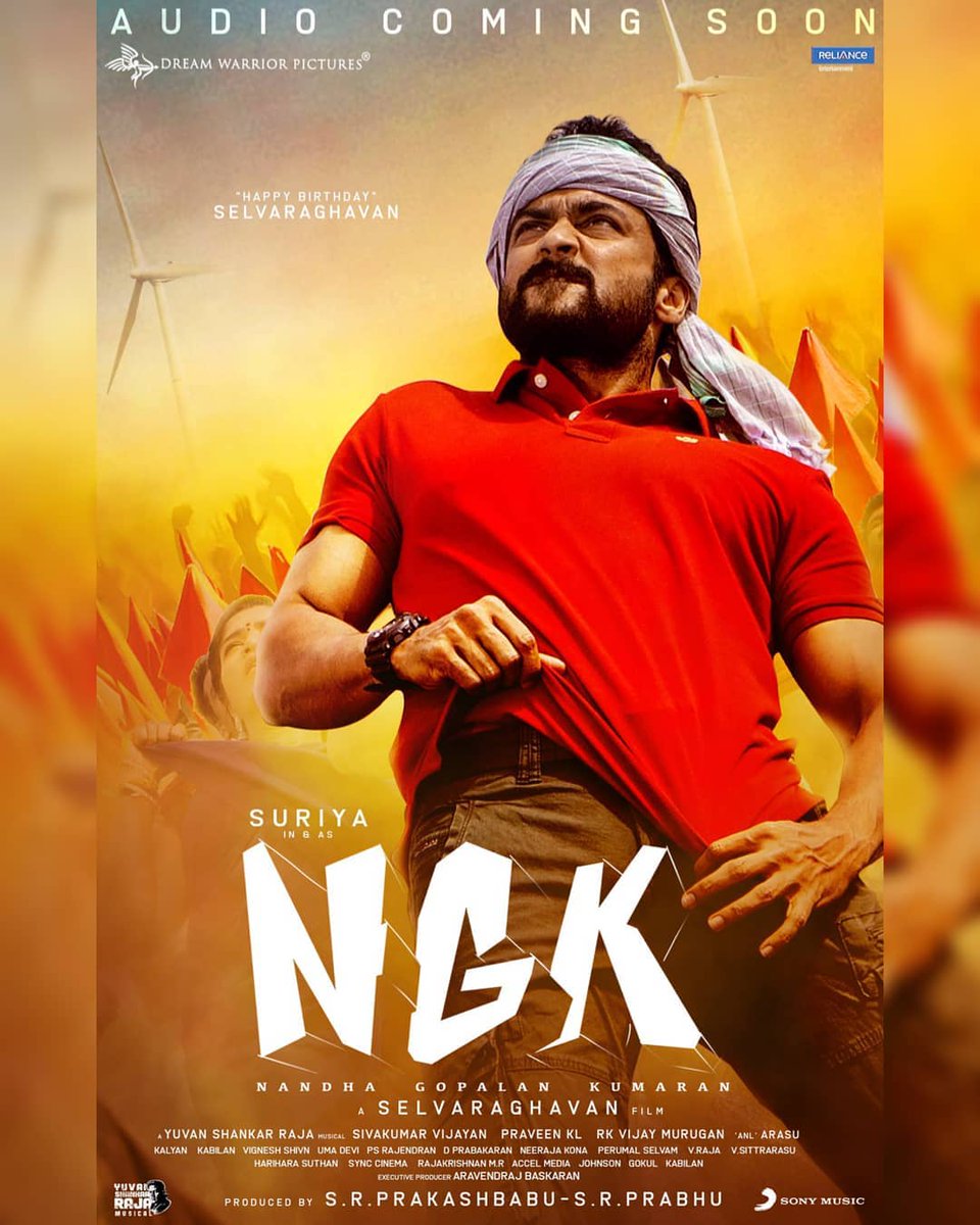 Arunnetha2030's tweet photo. Wow OSM Look @Suriya_offl  Anna #NGKPoster 

Wish You Many Many More Happy Returns Of The Day 🎂💐 @selvaraghavan  Sir

@kranthireddy146 
@Mittu_Maddy01 
@deepika_suriya https://t.co/M4XiDDu219