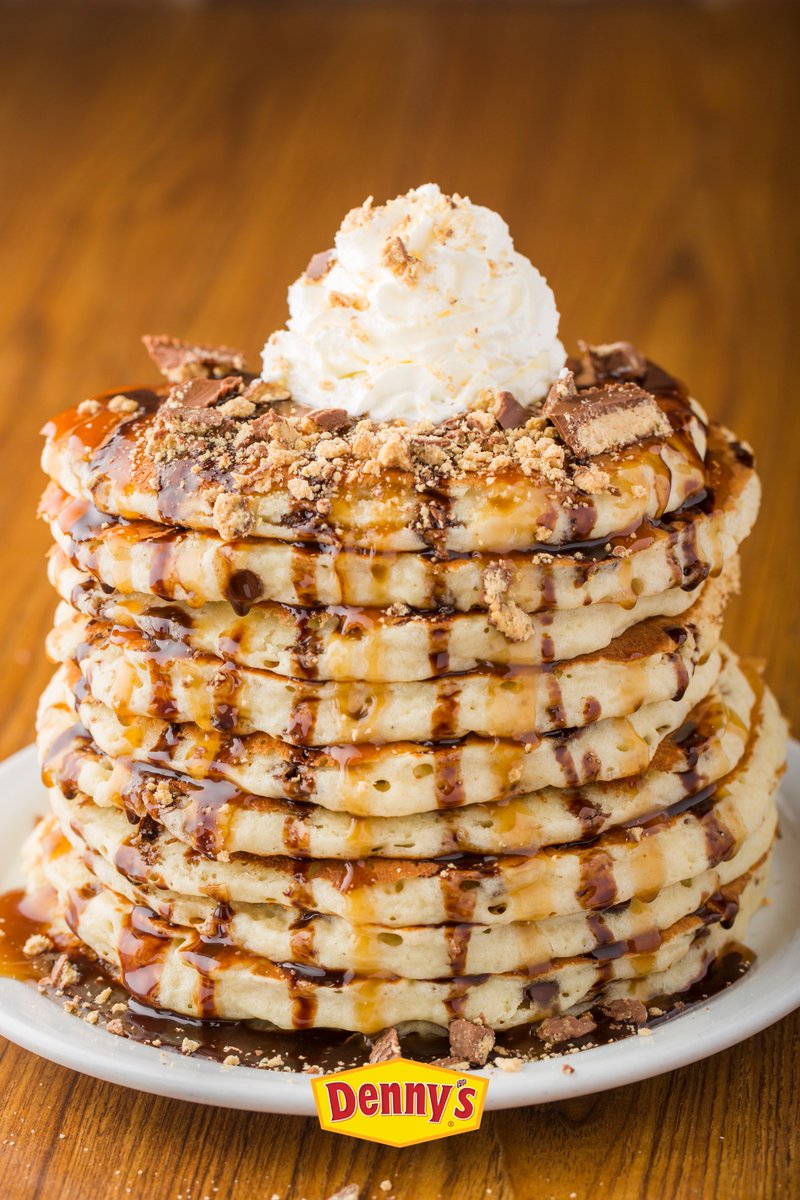 dennys_dineruk's tweet photo. The Salted Caramel and Chocolate Peanut Butter Stack - here for today only! #attackthestack 🥞🥞🥞 https://t.co/R5nR1Cf0vL