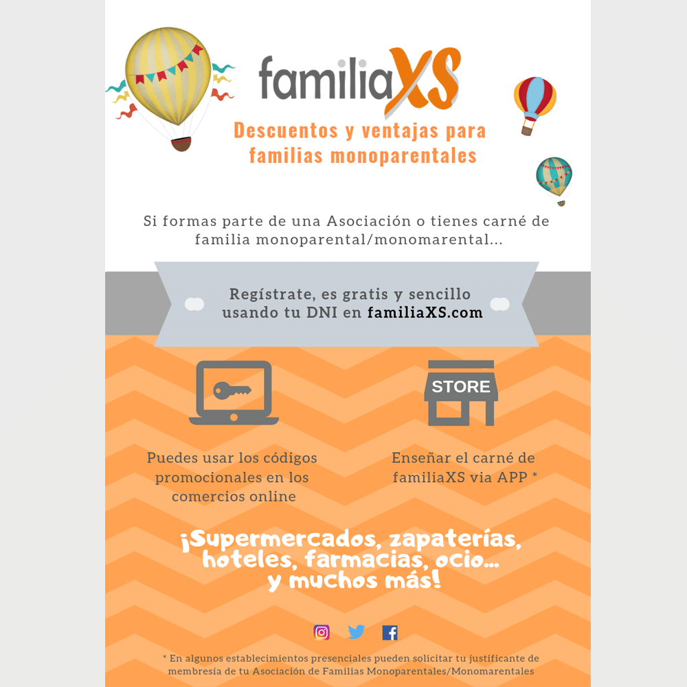 familiaXS's tweet photo. ¿Quieres saber más de @FamiliaXS ? ¿eres de una Asociación?, ¡lee con atención, te explicamos cómo! 
Compártelo a todas las familias #monoparentales / #monomarentales que conozcas, y recuerda... es gratis !!

https://t.co/sGaC0TLexN
#madressolteras https://t.co/pQHFYAHFXo