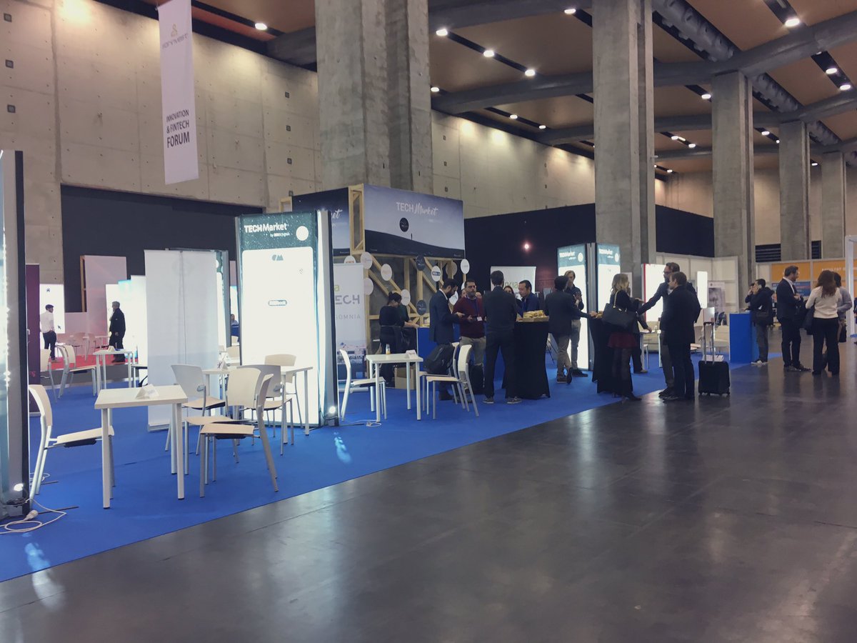 ¡Ya estamos en #Forinvest2019! Todas las startups en sus stands preparadas para los pitches. El primer slot a las 11.15. ¡Venid!#valenciastartupecosystem