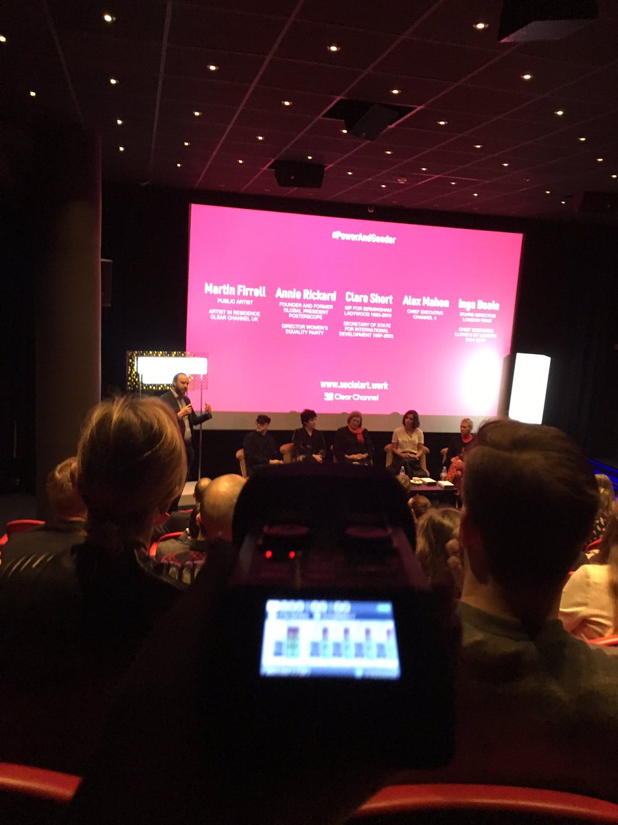ItsJadeEnglish's tweet photo. So excited for the @clearchanneluk #PowerAndGender event! #podcast to come! #equality #fairness #ooh https://t.co/EVcvH93J4k