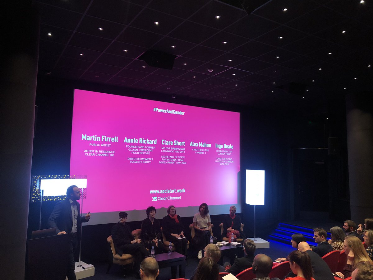 Ladysal's tweet photo. .@clearchanneluk CEO Justin Cochrane kicking off our first exciting #CCPresents with @martinfirrell on #PowerAndGender https://t.co/2d6X4hXbdN