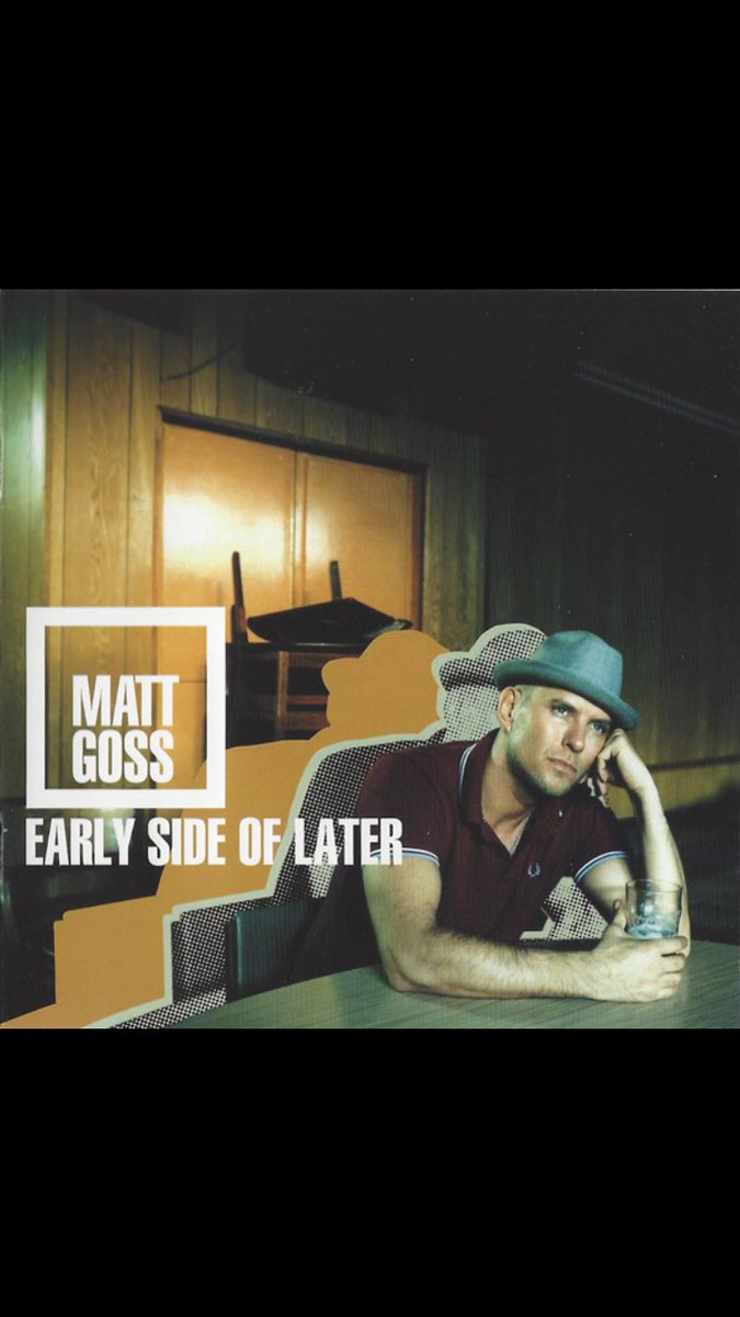 Emgie73's tweet photo. For some reason I can’t stop listening to this album right now. Usually that means something is going on subconsciously. This album brings me immense joy but also the feelings I got from first ever hearing it and how it helped in a bad time @mattgoss #EarlySideOfLater https://t.co/KqG0AdBd20