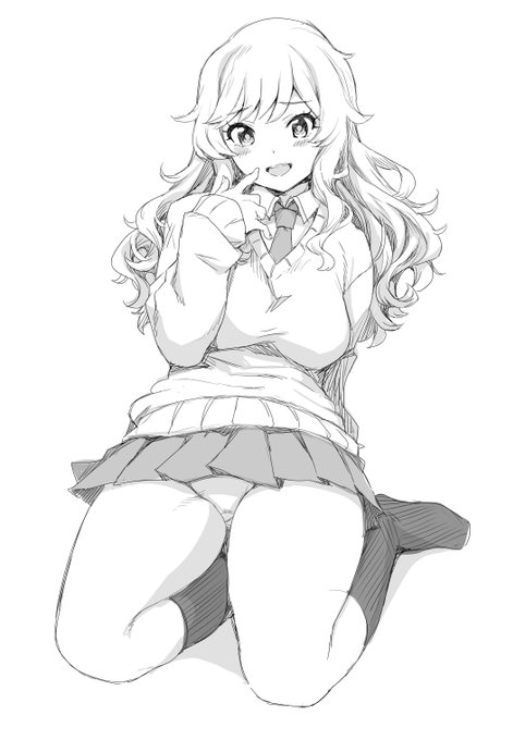 唯ちゃんとセーラーマリナーを描いていました。 