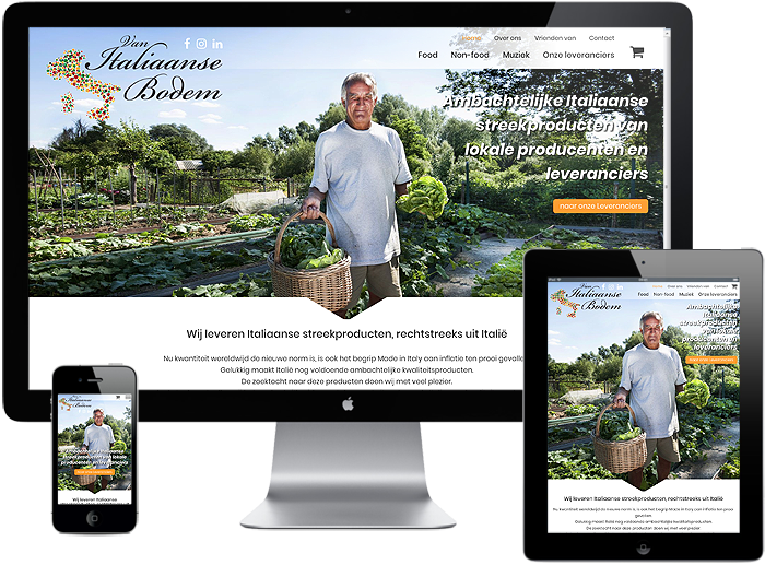 De nieuwe webshop Van Italiaanse Bodem staat live!
Wij wensen Michel en Robert veel succes!
Bekijk deze website op vanitaliaansebodem.nl
Meer projecten en klantreacties op nextdoormedia.nl/portfolio
#cmsms #cmsmadesimple #Webdesign