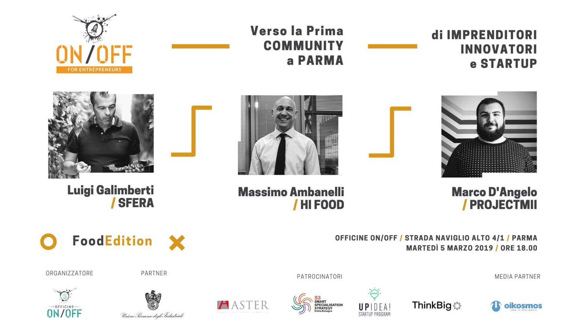 Oikosmos_'s tweet image. Idee, progetti, realizzazione... In una parola, start-up! Mancano poche ore ormai all'evento di @officineonoff in cui si discuterà di imprenditoria e digitale in ambito #food.
Siete ancora in tempo per iscrivervi gratis qui goo.gl/sraRZN e ricevere il gadget!