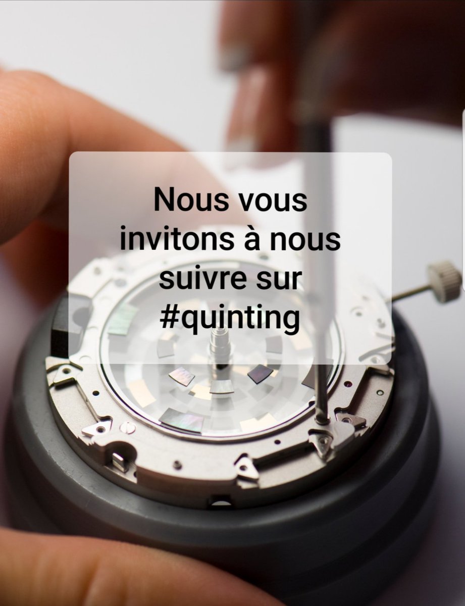 Nous vous invitons à nous suivre aussi sur #quinting
We invite you to follow us also on #quinting