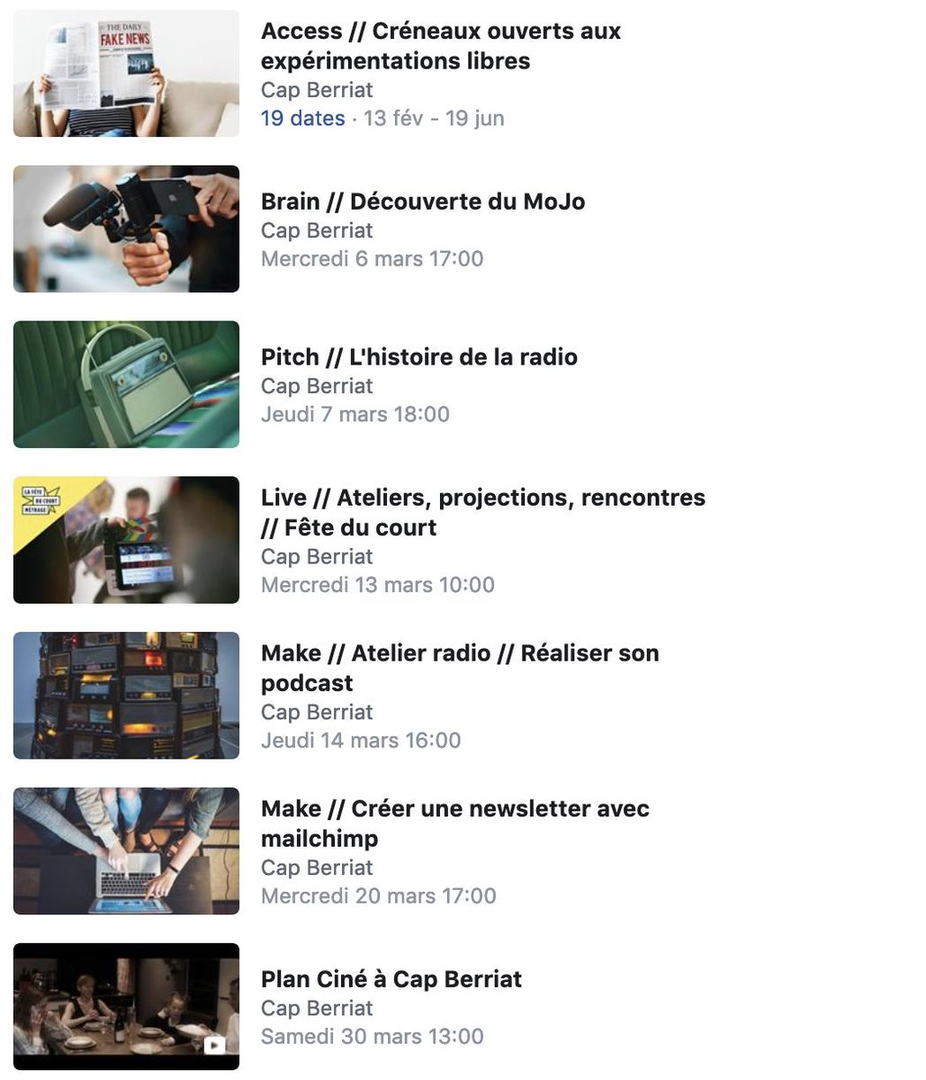 Le plein d'ateliers en mars au #medialab de Cap facebook.com/pg/MoutonElec/…  inscrivez-vous vite sam@cap-berriat.com #medias #radio #mojo #moutonelec #EMI