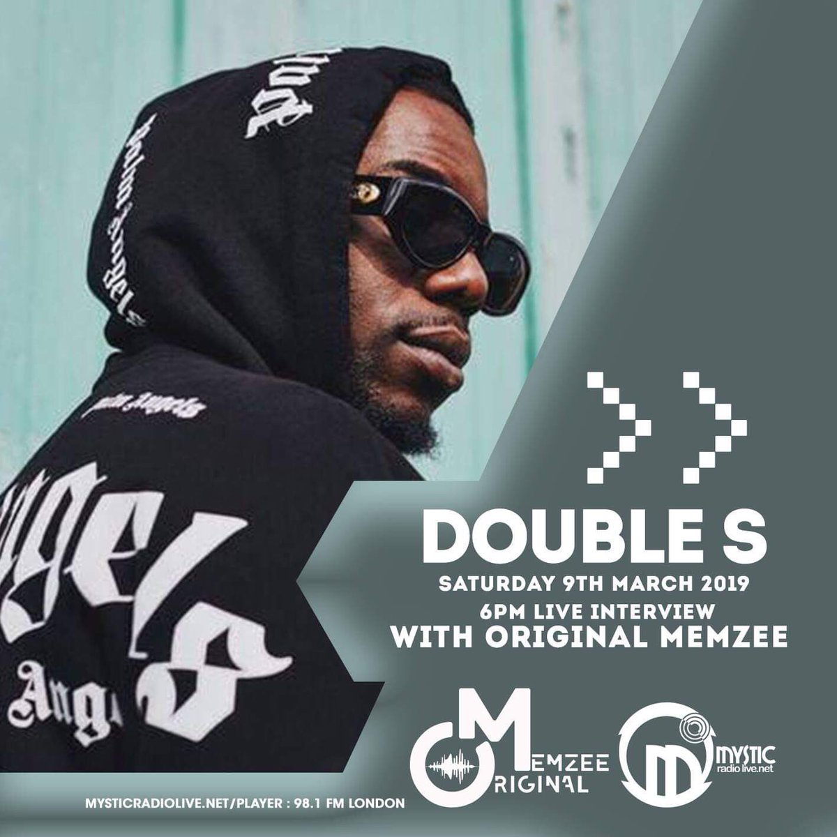 ORIGINALMEMZEE's tweet photo. This Saturday 9th March 2019 on the BIGGEST UK Show Live on @mysticradiolive I will have 3x Great artists on the show!!! @DoubleSmusician @DOLLEROFFICIAL @KCPozzy DO NOT MISS OUT #UK2THEWORLD https://t.co/pAxtNSMnVT