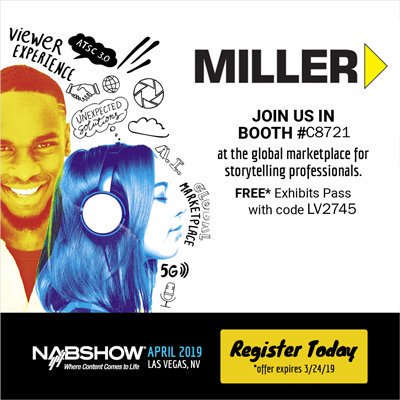 Millertripodsfr's tweet photo. @NABShow  | 8-11 AVRIL 2019 | LAS VEGAS ✈️
Inscrivez-vous à la prochaine édition du #NABShow, et rencontrez-nous au stand C8721 🤝😃
➡️ https://t.co/NcARgZQoLN 
#vegas #technology #content #strategy #meetus #nab #show https://t.co/A90TKja0XC