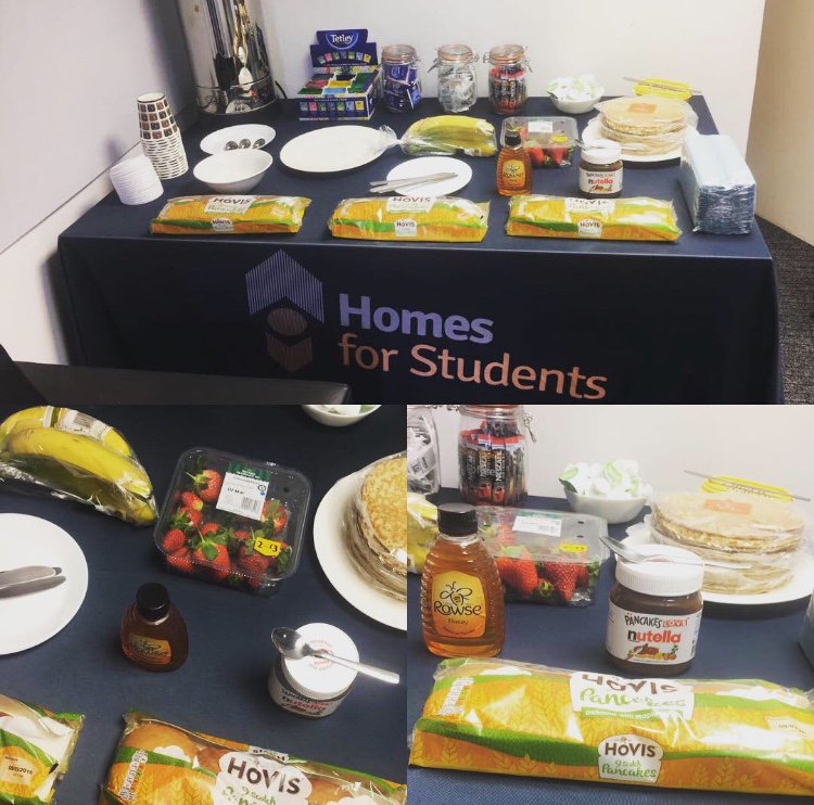 FirhillCourt's tweet photo. #PANCAKETUESDAY 😍🥞
Here @ Firhill Court we are all set for all your pancake needs 🍯🍌🍓
#shrovetuesday #nutella #strawberries #bananas #hfs #firhillcourt #homesforstudents #studentlife #studentliving #glasgow https://t.co/cCYkjvZOcV