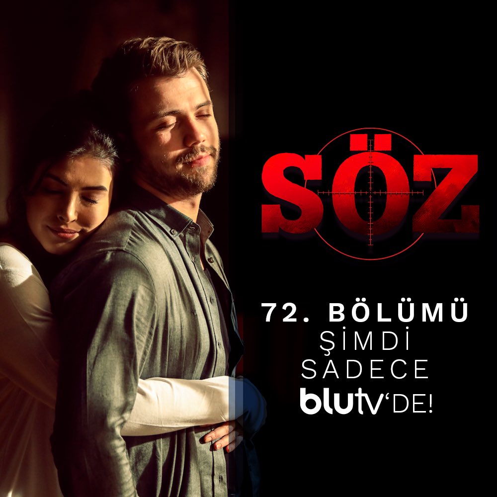 #Söz 72. bölümü dijital ortamda sadece blutv'de! 🎬

blutv.co/Soz
<a href="/tolgasaritas/">Tolga Sarıtaş</a> @BaysalDeniz
