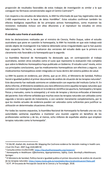 HomeopatiaSuma's tweet photo. [COMUNICADO OFICIAL] La Asamblea Nacional Homeopatía (ANH) insiste, existen evidencias y publicaciones científicas que avalan la utilidad de la homeopatía e insta a @sanidadgob a mantener una reunión en beneficio de los pacientes y profesionales sanitarios https://t.co/WZaLqxFbs7 https://t.co/Zk6kitDeo3