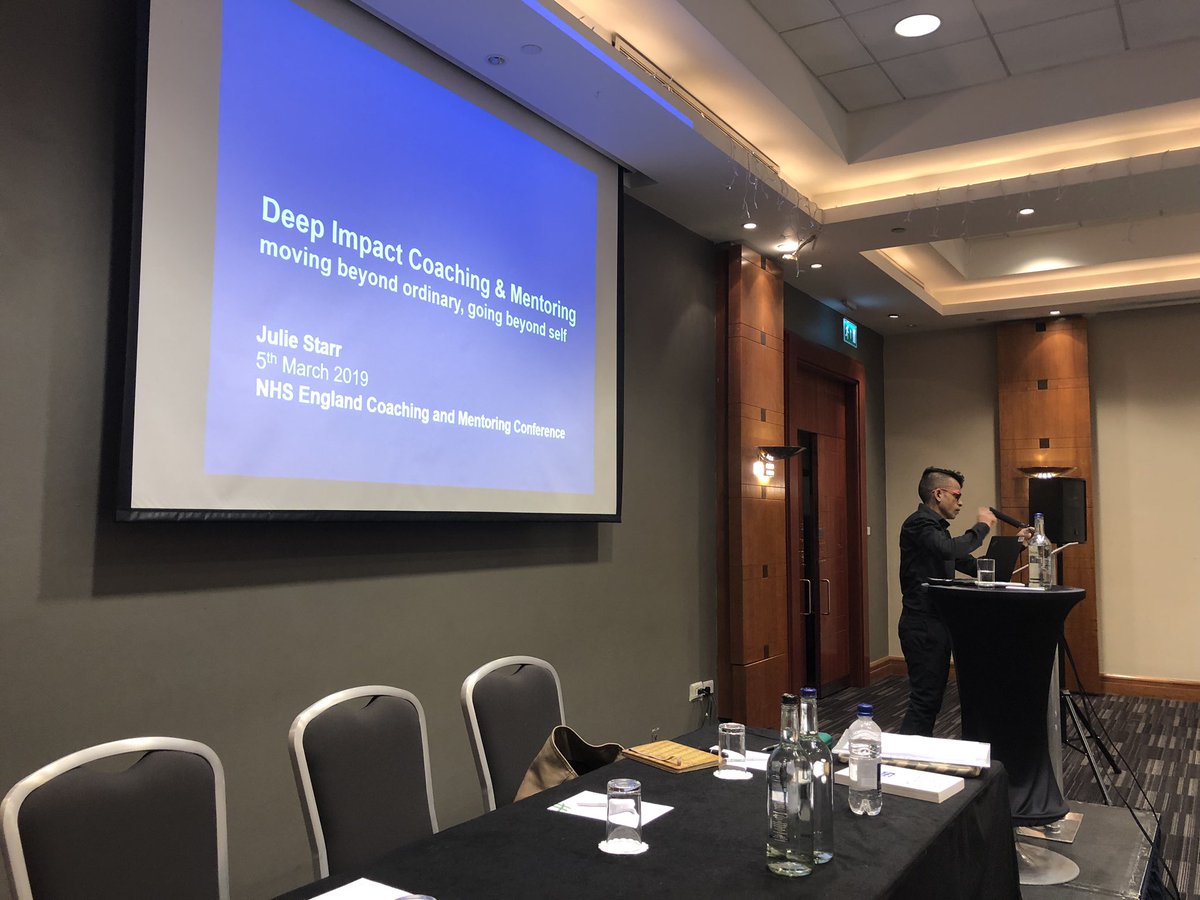 juliestarrcoach's tweet photo. Just setting up! Delighted to be keynote at @NHSEngland #coaching and #mentoring conference in Bloomsbury today 😊 #nhs https://t.co/blzTadPsnM