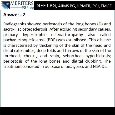 pg_prep's tweet photo. What is your diagnosis?
1. Acromegaly
2. Pachydermoperiostosis
3. Dermatomyositis
4. Annular elastopathy

#Biochemistry #ENT #Gynaecology #Medicine #Microbiology #Obstetrics #Opthalmology #Orthopaedics #paediatric #pathology #pharmacology #physiology #Psychiatry #radiology #skin https://t.co/SR80ZutYD2