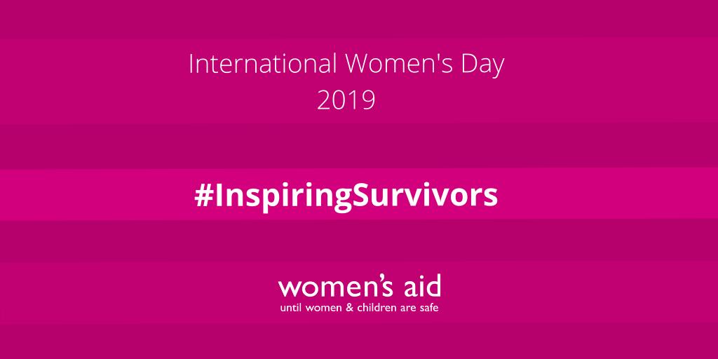 womensaid's tweet image. This #InternationalWomensDay, we will be celebrating our #InspiringSurvivors. We'll be dedicating #IWD19 to the women who continue to inspire us, to those who support us, work with us and use our services. You are part of the @womensaid movement. #WomensDay