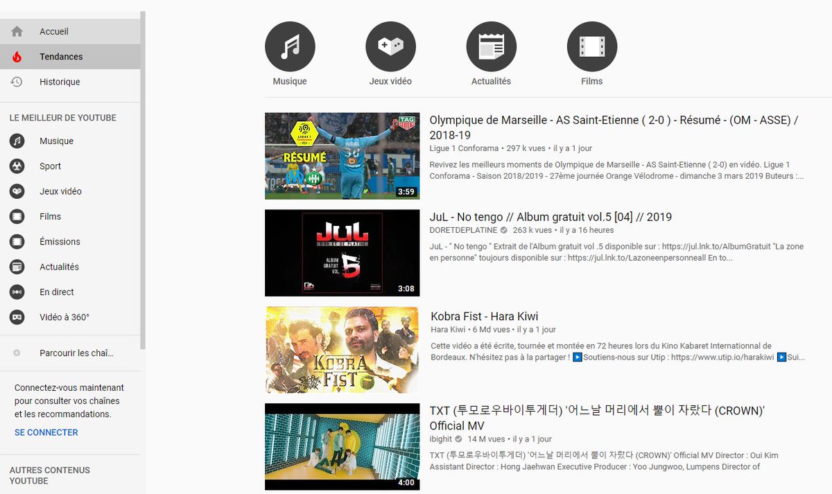 HaraKwitter's tweet photo. 😱😱 OH MON DIEU ! 😱😱
#TendancesYT 
On vient de se réveiller ! Vous êtes fous ! 6MD DE VUES !!! C'est beaucoup trop ! 
On est parti de rien et maintenant on est là : Ça faisait longtemps qu'on en rêvait!!

Quel honneur d'être sur un photomontage des tendances YouTube. #blessed https://t.co/YVQdtQtcoh